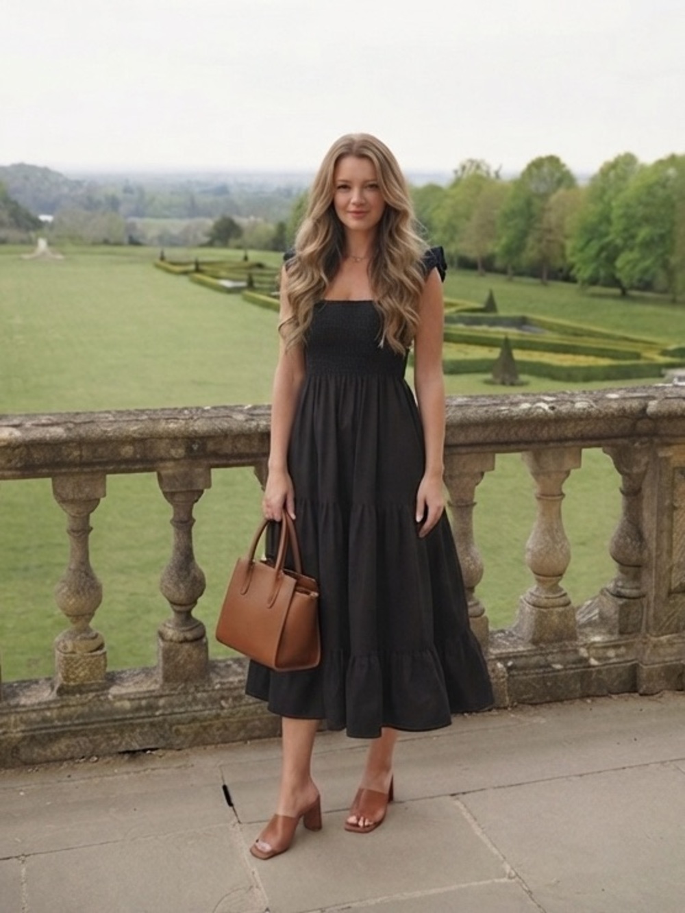 Black Maxi Dress with pockets